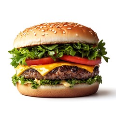 Food isolated on a white background, close up