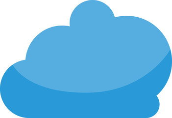 Obraz premium Blue Cloud Illustration