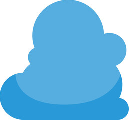 Blue Cloud Illustration