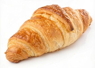 Fototapeta premium Croissant isolated on white background 