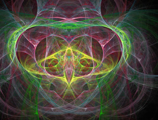 Fototapeta premium Imaginatory fractal abstract background Image