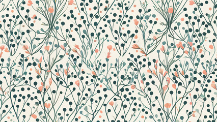 seamless pattern with birds