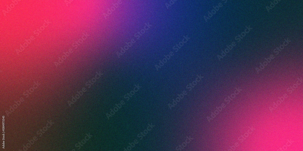 Aufkleber Digital grainy gradient with a colorful soft noise effect. Vintage Grunge Texture Pattern in blue and pink Tones for Artful Wallpaper. Gradient blur, noise, grain, texture abstract background.	
