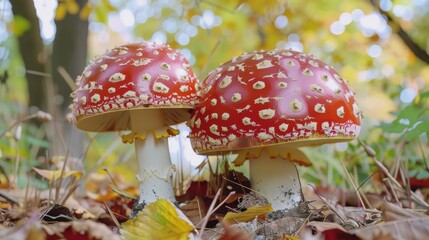Obraz premium Mushroom depicted on a simple background, beautiful fungi portrait. Background reserved, mushroom sharp.