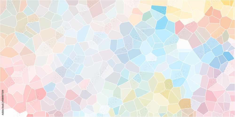 Poster light colorful pastel blue crystallize abstract background in light sweet vector illustration.black 