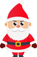 Cute Santa Claus cartoon, merry christmas