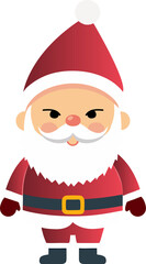 Cute Santa Claus cartoon, merry christmas