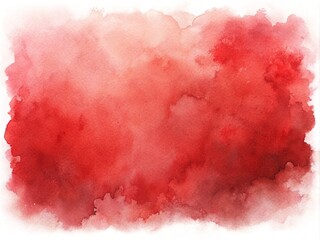 Red watercolor wash with soft blended background