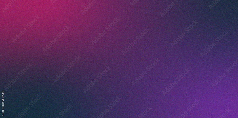 Aufkleber Digital grainy gradient with a colorful soft noise effect. Vintage Grunge Texture Pattern Blue purple and pink Tones for Artful Wallpaper. Gradient blur, noise, grain, texture. abstract background.	