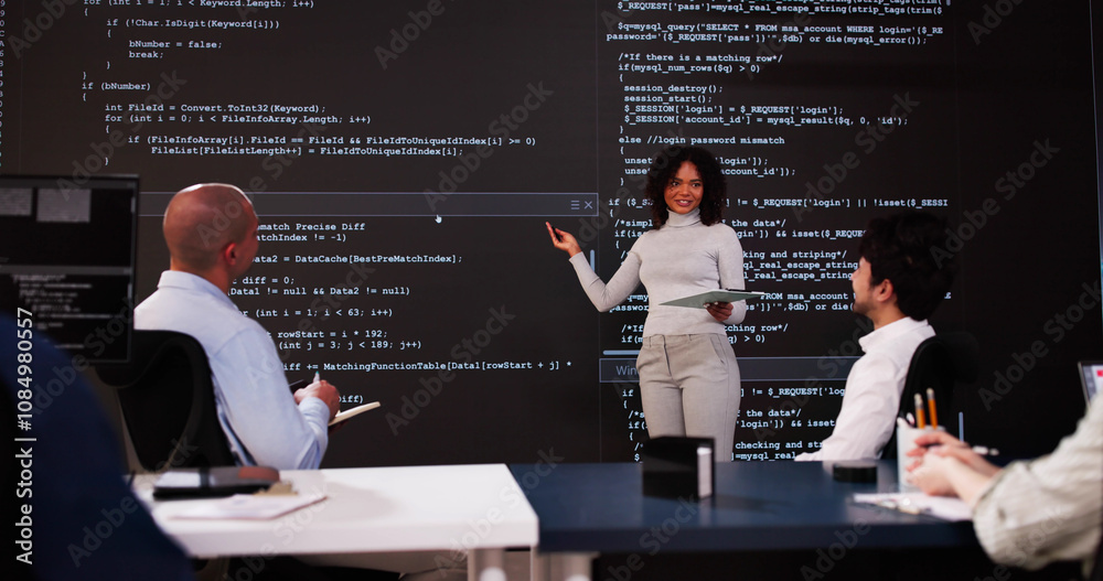 Poster Programmer Code Training In Classroom