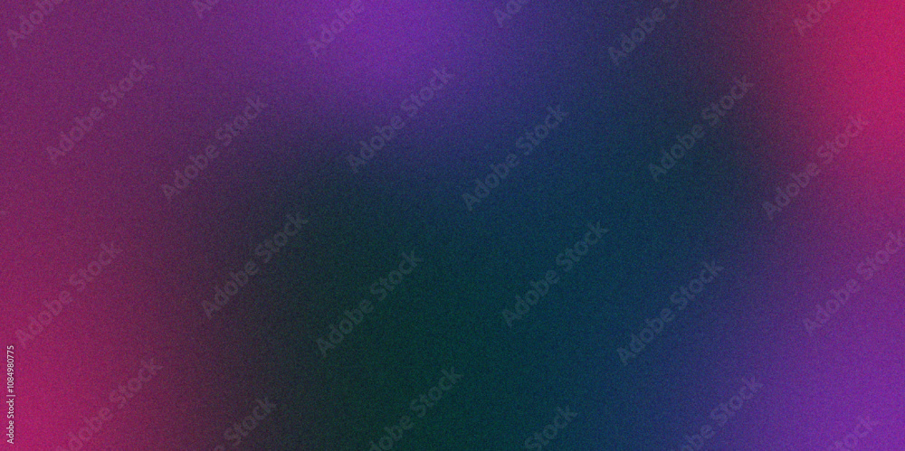 Poster digital grainy gradient with a colorful soft noise effect. vintage grunge texture pattern blue purpl