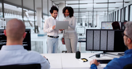 Software Engineer Developers Using Laptop Computer