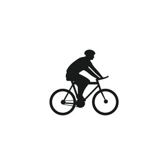 Fototapeta premium Bicycle icon vector template illustration