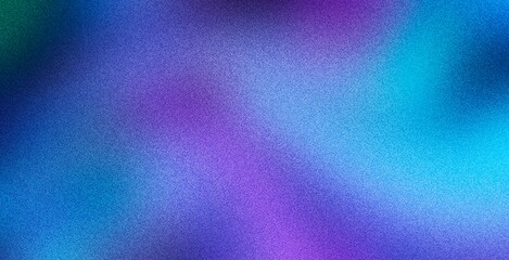 Blue Gradient background colors with noise effect Grain Wallpaper Grainy noisy textured blurry texture abstract Digital noise gradient. Nostalgia, vintage 70s, 80s style. Abstract lo-fi background.