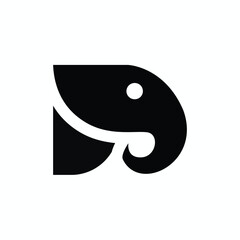 logo elephent animal vector icon templet