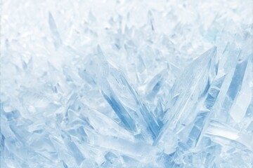 Obraz premium Abstract Ice Crystal Background in Light Blue with Textured Layers Creating a Winter Wonderland Effect