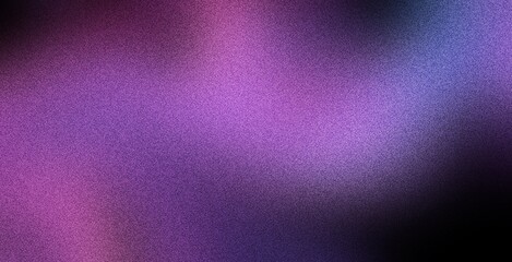 purple Gradient background colors with noise effect Grain Wallpaper Grainy noisy textured blurry texture abstract Digital noise gradient. Nostalgia, vintage 70s, 80s style. Abstract lo-fi background.