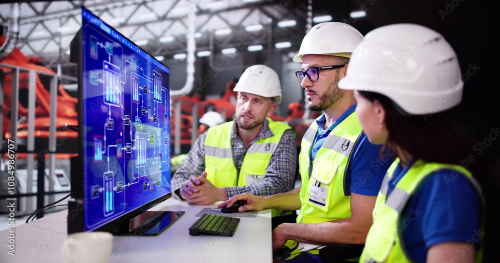 Poster Engineer Operator Using Scada System