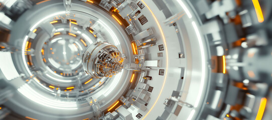 futuristic digital cyber machine background 28