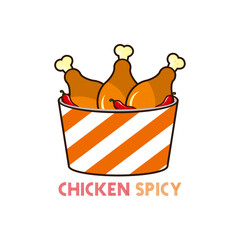 a drawing of chicken dish with the word chicken on it