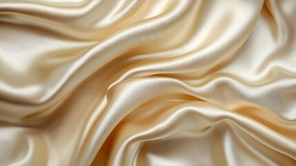 Obraz premium Abstract Cream Silk Fabric Background