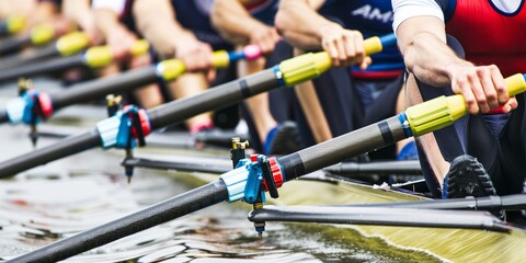 Synchronized Rowing Team: A Glimpse into the Intense Teamwork and Effort of Elite Rowers