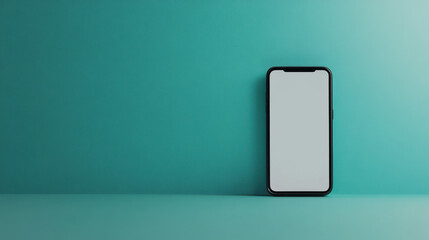 High-End Smartphone on a Vibrant Background