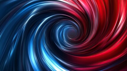 Obraz premium Abstract Red Blue Background Vortex Technological Concept.