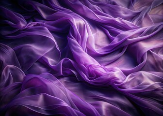 Obraz premium Elegant Long Exposure of Purple Textured Fabric Background with Soft Light Effects and a Dreamy Atmosphere for Creative and Artistic Uses