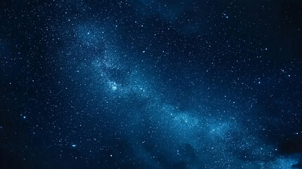 Stunning view of a starry night sky filled with countless stars over a tranquil landscape