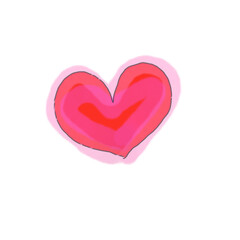 pink heart shaped candy