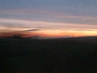 Sunset over North York Moors