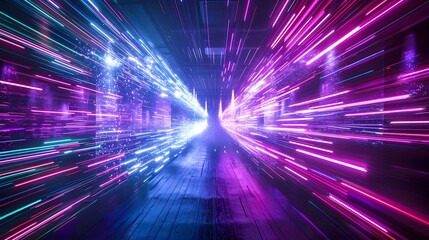 A dazzling fireworks show in harmony with music