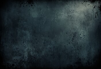Obraz premium A dark textured grunge wall with an aged and rough concrete surface.