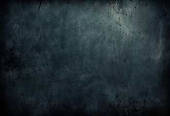 Fototapeta premium A dark textured grunge wall with an aged and rough concrete surface.