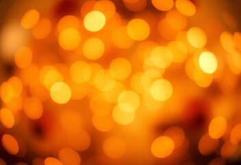 Vivid bokeh lights with golden glow and warm tones.
