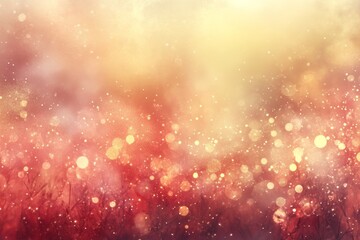 Vivid bokeh lights with golden glow and warm tones.