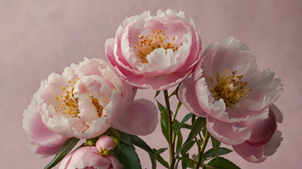 pink magnolia flowers