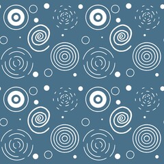 seamless pattern with whirlpools