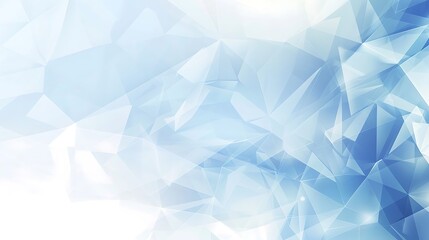 Obraz premium A soft abstract background featuring light blue geometric shapes, ideal for digital design or presentations.
