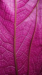 Obraz premium Vibrant Pink Leaf Texture Close-Up