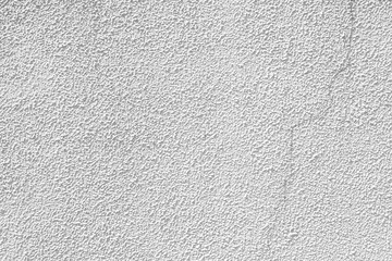 White Crack Stucco Wall Background.
