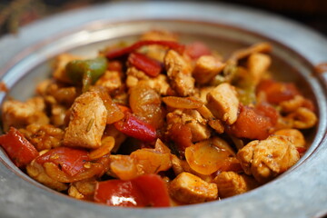 Tavuk Guvec or Claypot Chicken, delicious and traditional Turkish dish