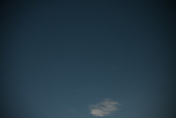 オリオン座と冬の大三角