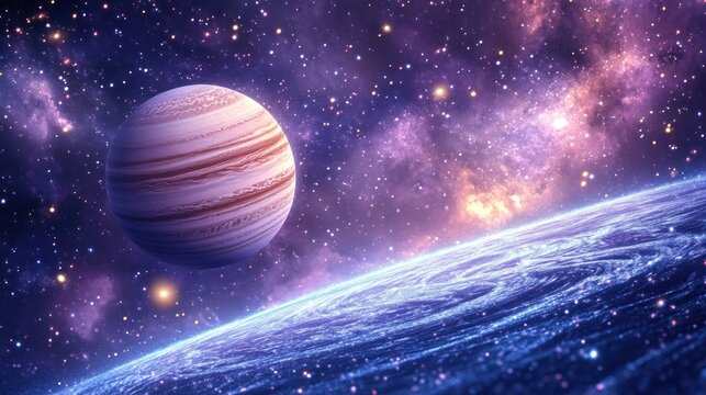 Modern astrology shows the analysis of the energy of the stars through line graphs and digital data. There is an emphasis on the position of Jupiter in the chart.