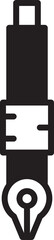 Fountain Pen Icon Illustration