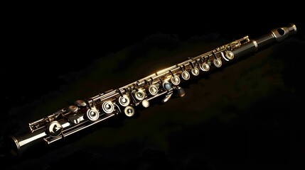 Beautiful flute design captured in perfect isolation