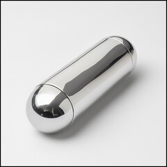 Sleek Metallic Cylinder