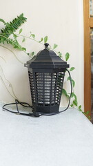 An insects mosquito electric blue light killer lamp isolated. Electronic Mosquito Killer lamp
