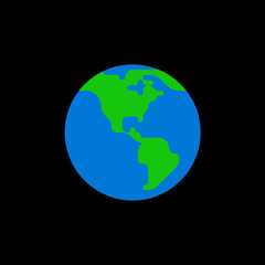 Globe Showing America

